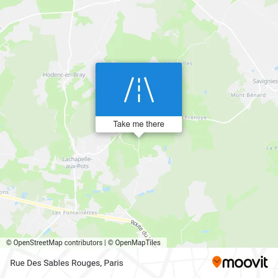 Rue Des Sables Rouges map