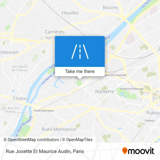 Rue Josette Et Maurice Audin map