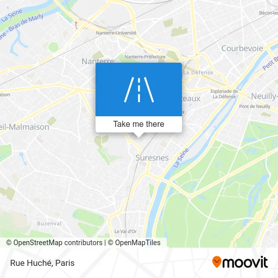 Rue Huché map