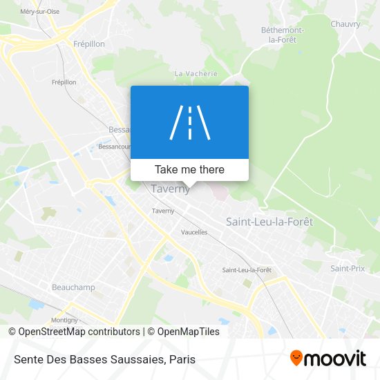 Sente Des Basses Saussaies map