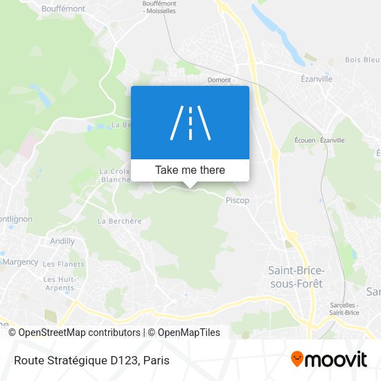 Route Stratégique D123 map