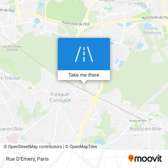 Rue D'Emery map
