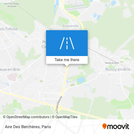 Mapa Aire Des Berchères