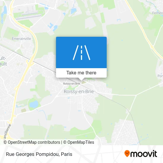 Rue Georges Pompidou map
