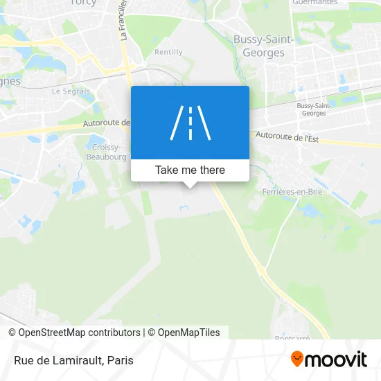 Rue de Lamirault map