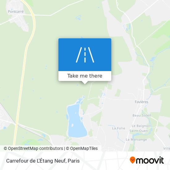 Carrefour de L'Étang Neuf map