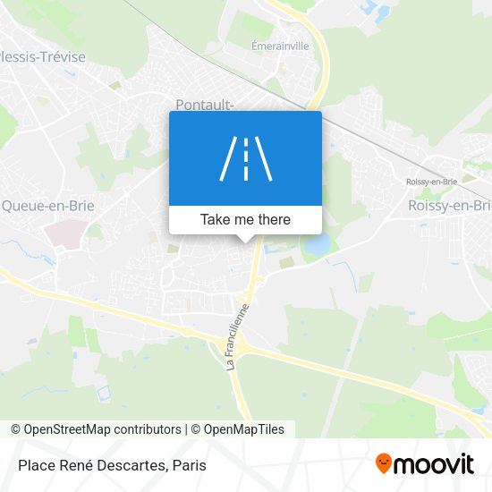 Place René Descartes map
