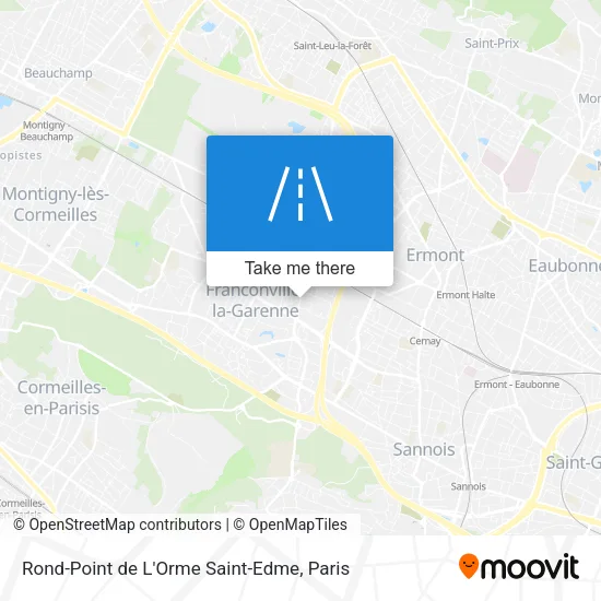 Rond-Point de L'Orme Saint-Edme map