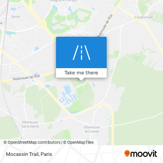 Mocassin Trail map