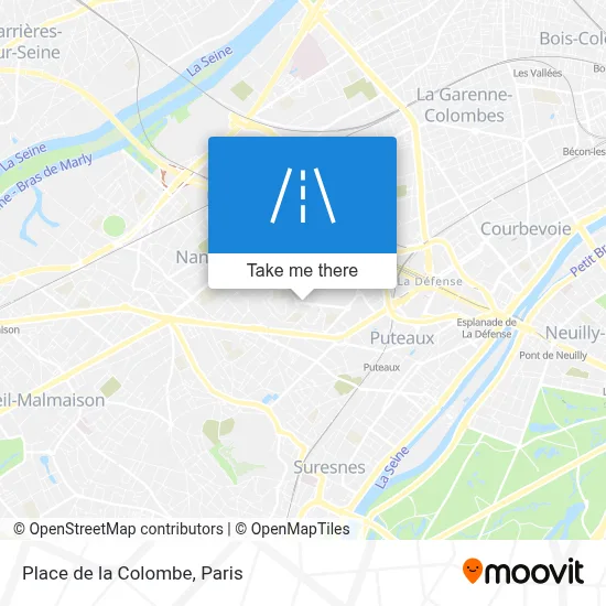 Place de la Colombe map
