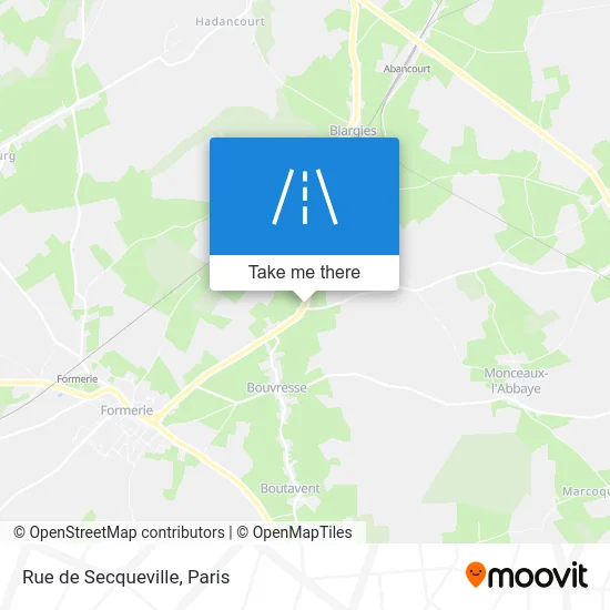Rue de Secqueville map