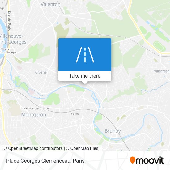 Place Georges Clemenceau map