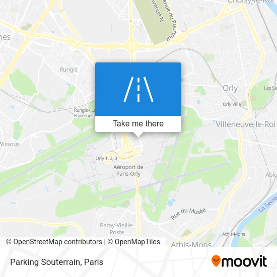 Parking Souterrain map