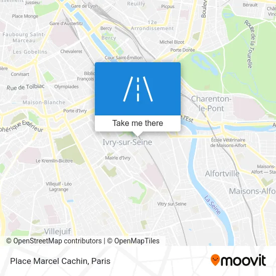 Place Marcel Cachin map