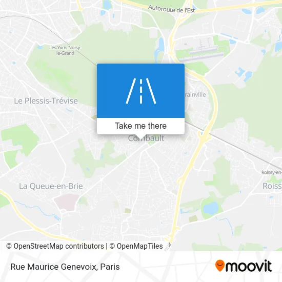 Rue Maurice Genevoix map