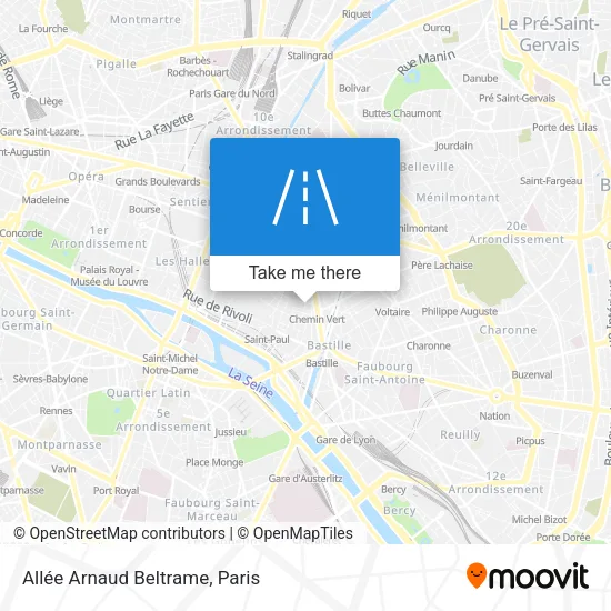Allée Arnaud Beltrame map