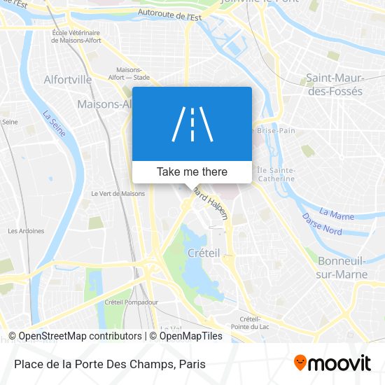 Place de la Porte Des Champs map