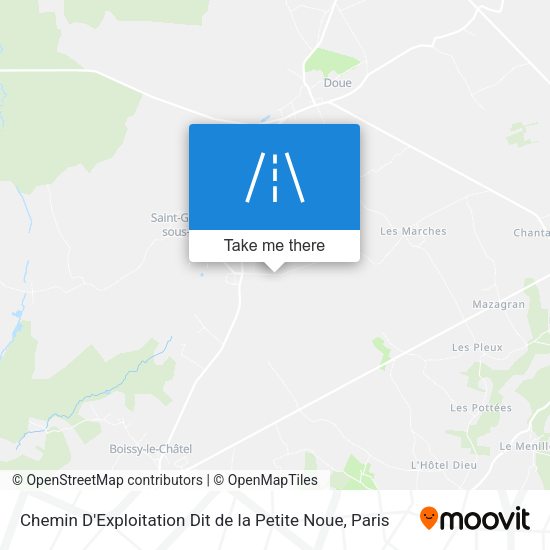 Chemin D'Exploitation Dit de la Petite Noue map