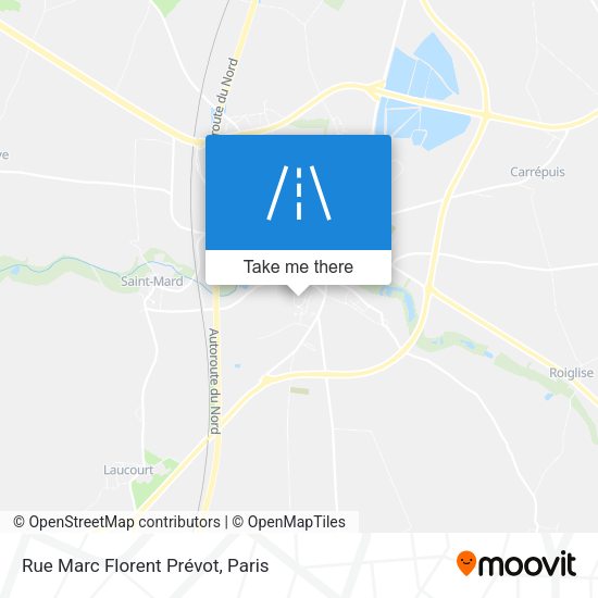 Rue Marc Florent Prévot map