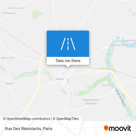 Rue Des Résistants map