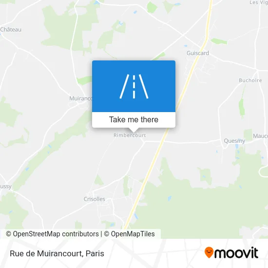 Rue de Muirancourt map