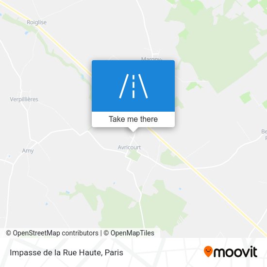 Impasse de la Rue Haute map
