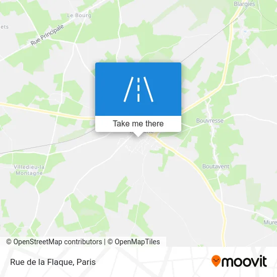 Rue de la Flaque map