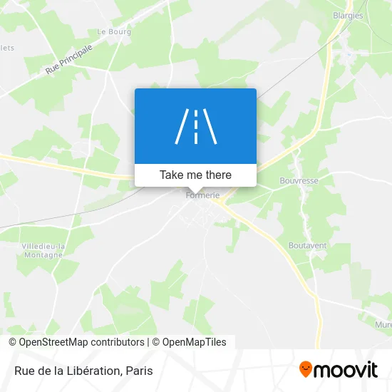 Rue de la Libération map