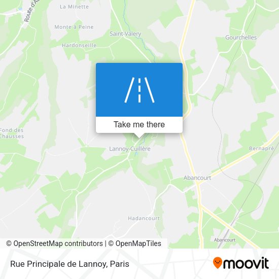 Rue Principale de Lannoy map