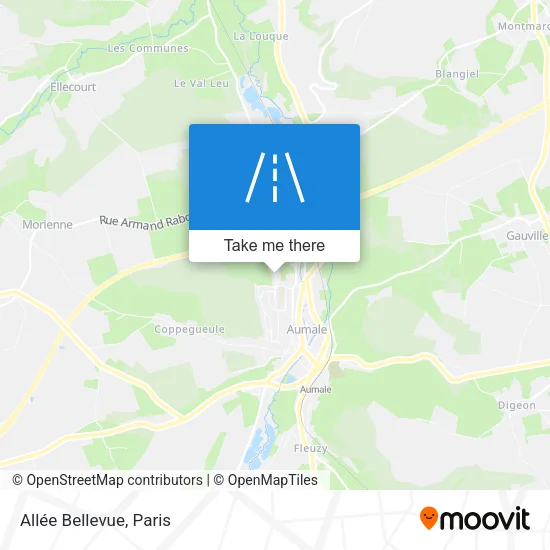 Mapa Allée Bellevue