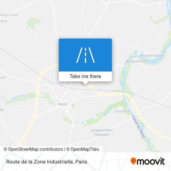 Route de la Zone Industrielle map