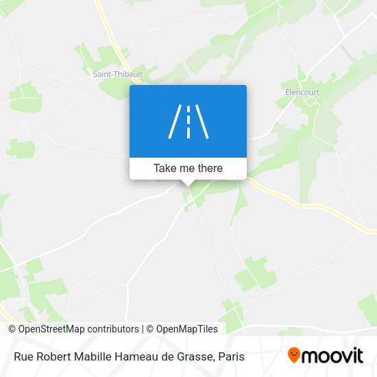 Rue Robert Mabille Hameau de Grasse map