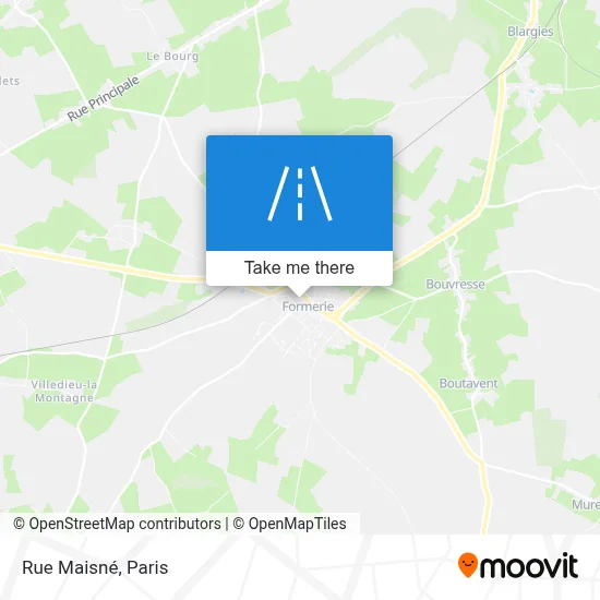 Rue Maisné map