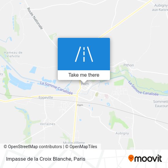 Impasse de la Croix Blanche map