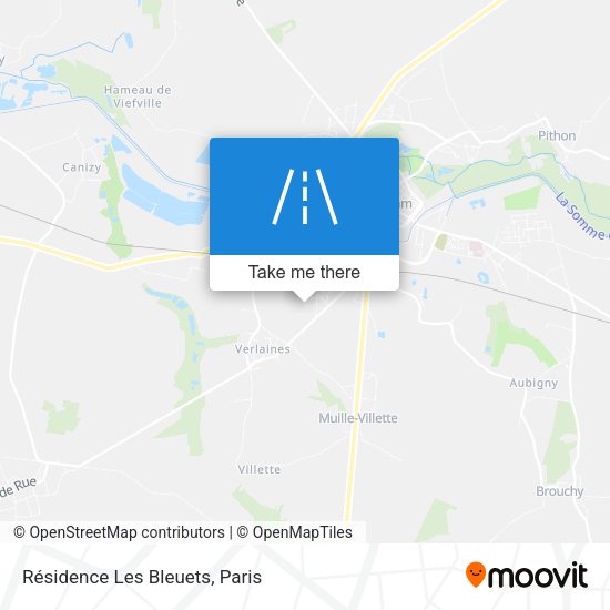 Résidence Les Bleuets map