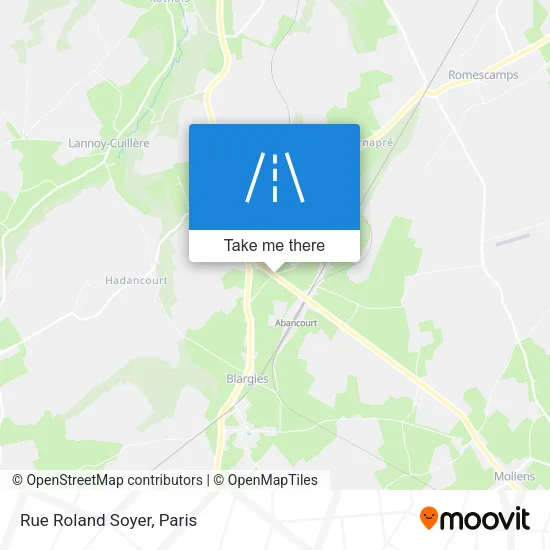 Rue Roland Soyer map