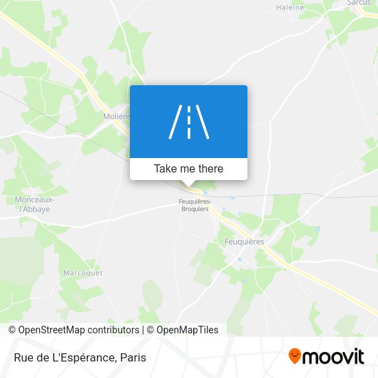 Rue de L'Espérance map