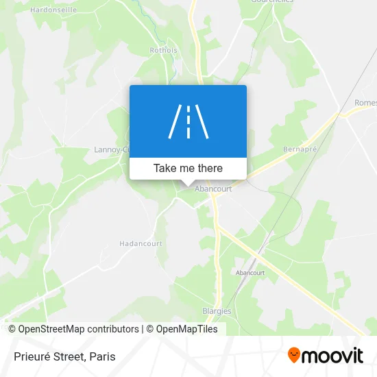 Rue du Prieuré map