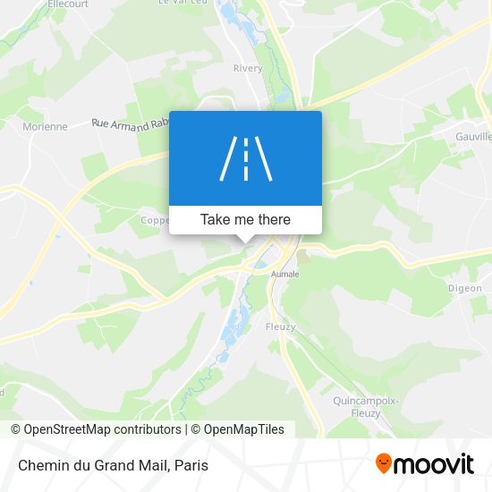 Chemin du Grand Mail map