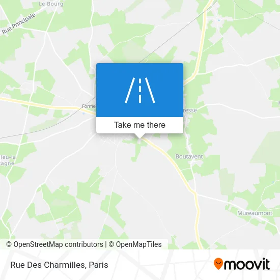 Rue Des Charmilles map