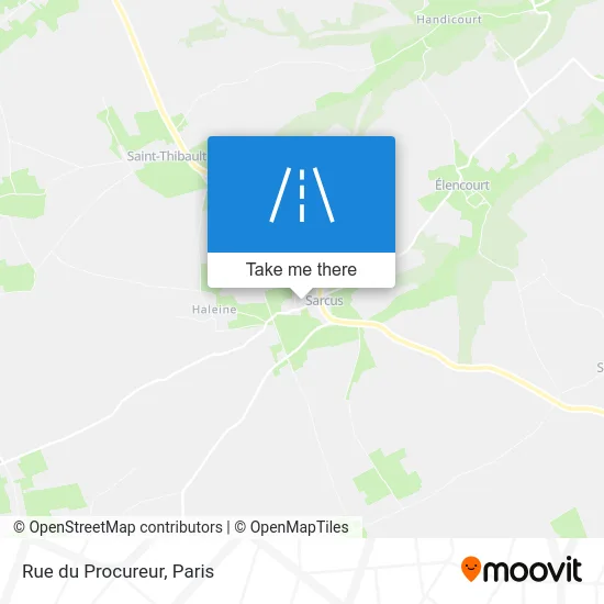 Mapa Rue du Procureur