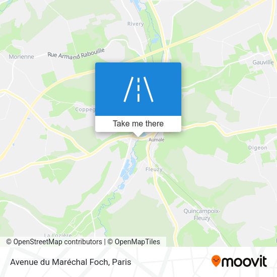 Avenue du Maréchal Foch map