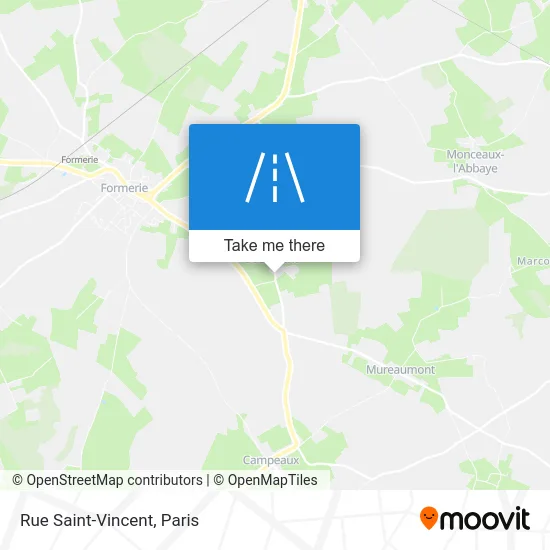 Rue Saint-Vincent map