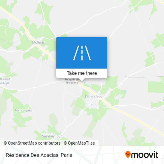 Résidence Des Acacias map