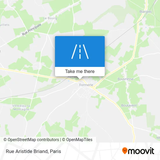 Rue Aristide Briand map