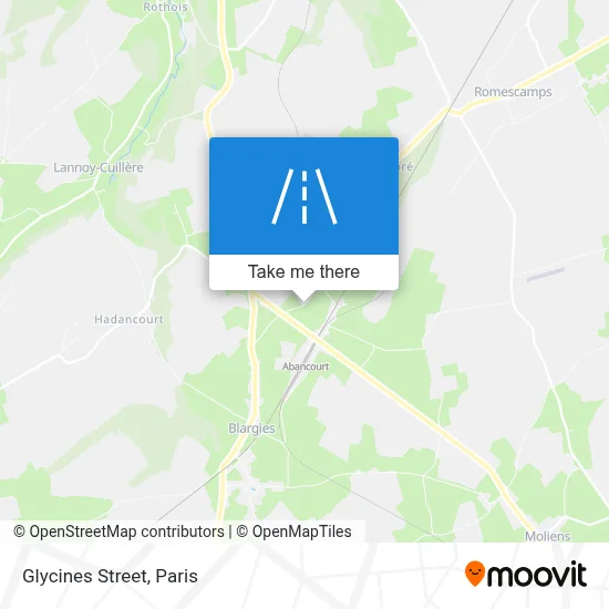 Rue Des Glycines map