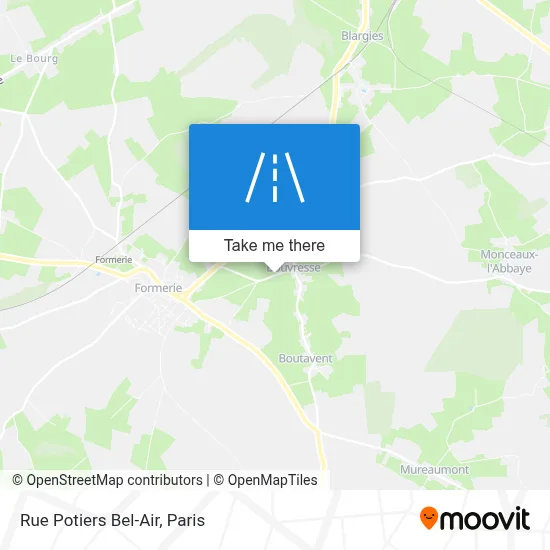 Rue Potiers Bel-Air map