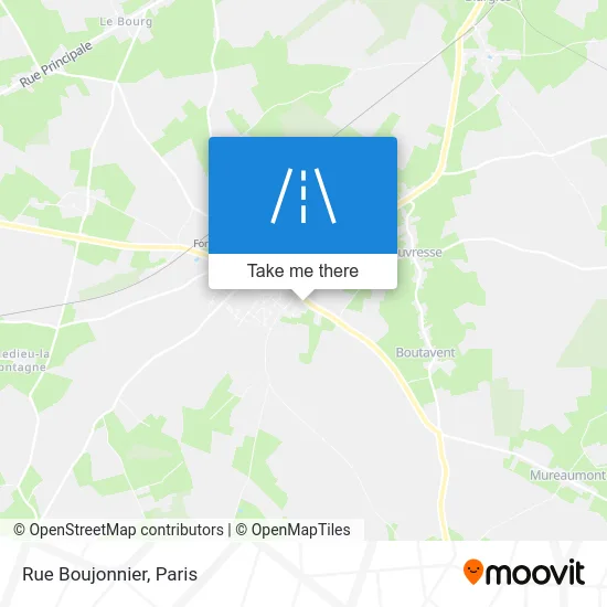 Rue Boujonnier map