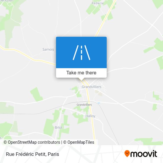 Rue Frédéric Petit map