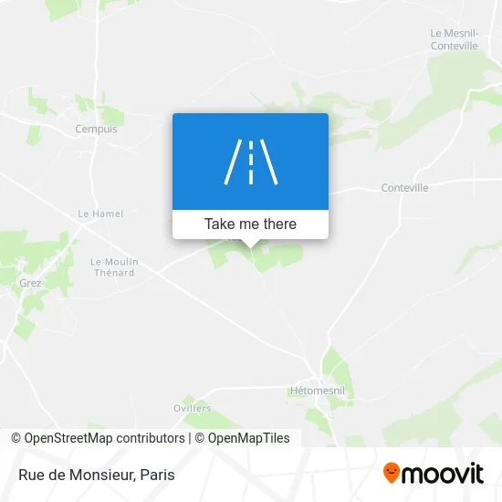 Rue de Monsieur map